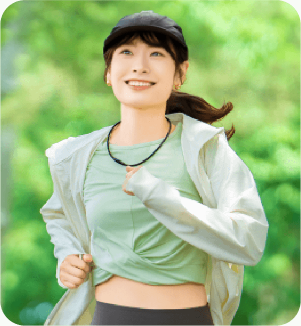 ランニングする女性