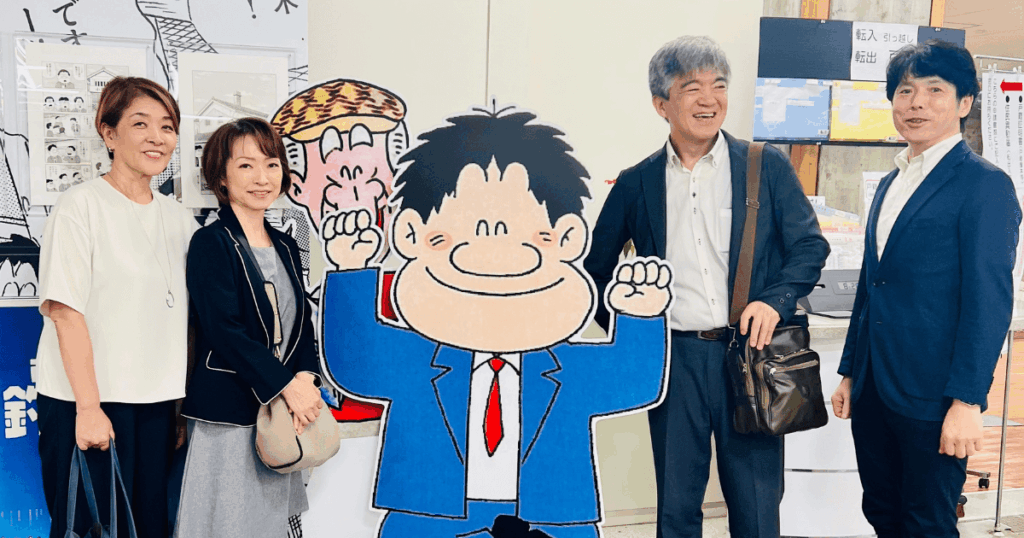 東京大学・藤本先生、坂井先生が「りあん」を訪問の様子